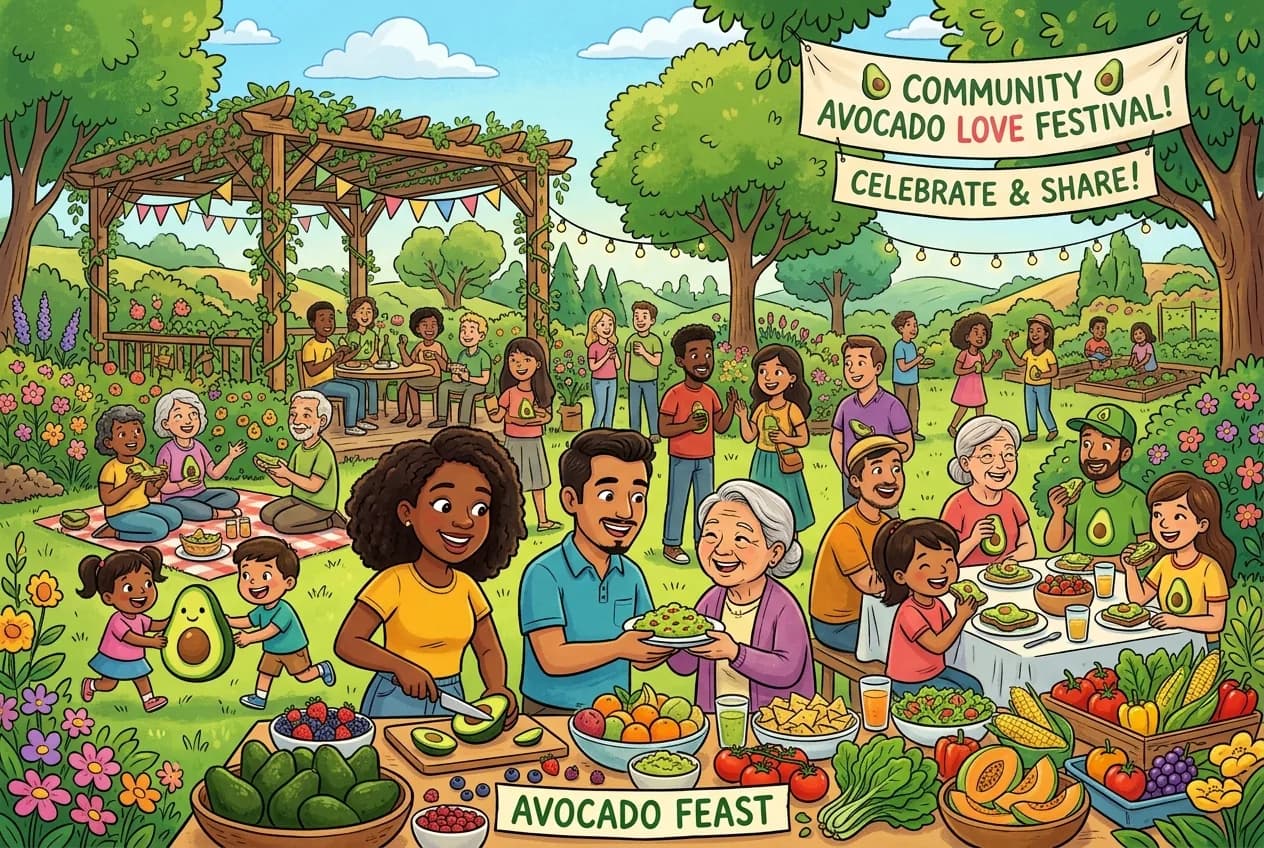 Members of the community sitting together at an outdoor table